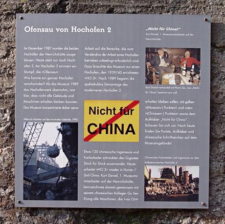 Ofensau von Hochofen 2: Nicht für China