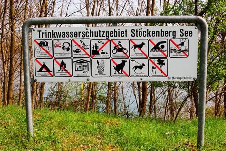 Trinkwasserschutzgebiet Stöckenberg See: Der Oberbürgermeister